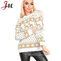 Good sale thick knitted jacquard adult ugly christmas sweater jumpers